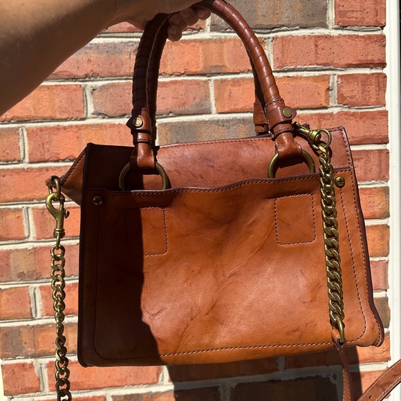 Frye brown 2 way Leather Bag - Picture 5 of 6